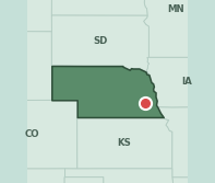 Map showing the location of ZIP code 68508 within Nebraska