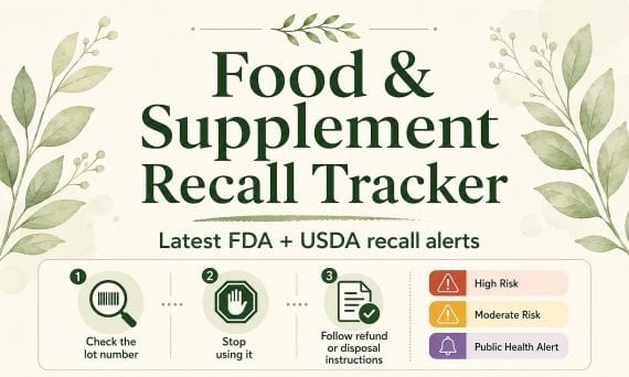 food and supplement recalls