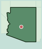 Map showing the location of this neighborhood within Arizona