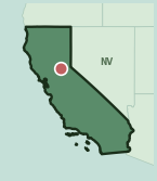 Map showing the location of this neighborhood within California