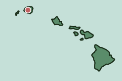 Map showing the location of this neighborhood within Hawaii