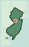 Map showing the location of this neighborhood within New Jersey