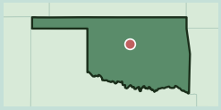 Map showing the location of this neighborhood within Oklahoma
