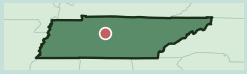 Map showing the location of this neighborhood within Tennessee