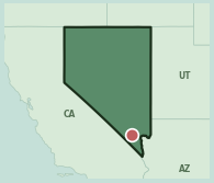 Map showing the location of ZIP code 89144 within Nevada