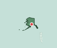 Map showing the location of ZIP code 99654 within Alaska