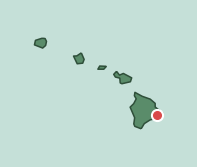 Map showing the location of ZIP code 96778 within Hawaii