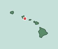 Map showing the location of ZIP code 96813 within Hawaii