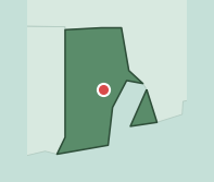 Map showing the location of ZIP code 02893 within Rhode Island