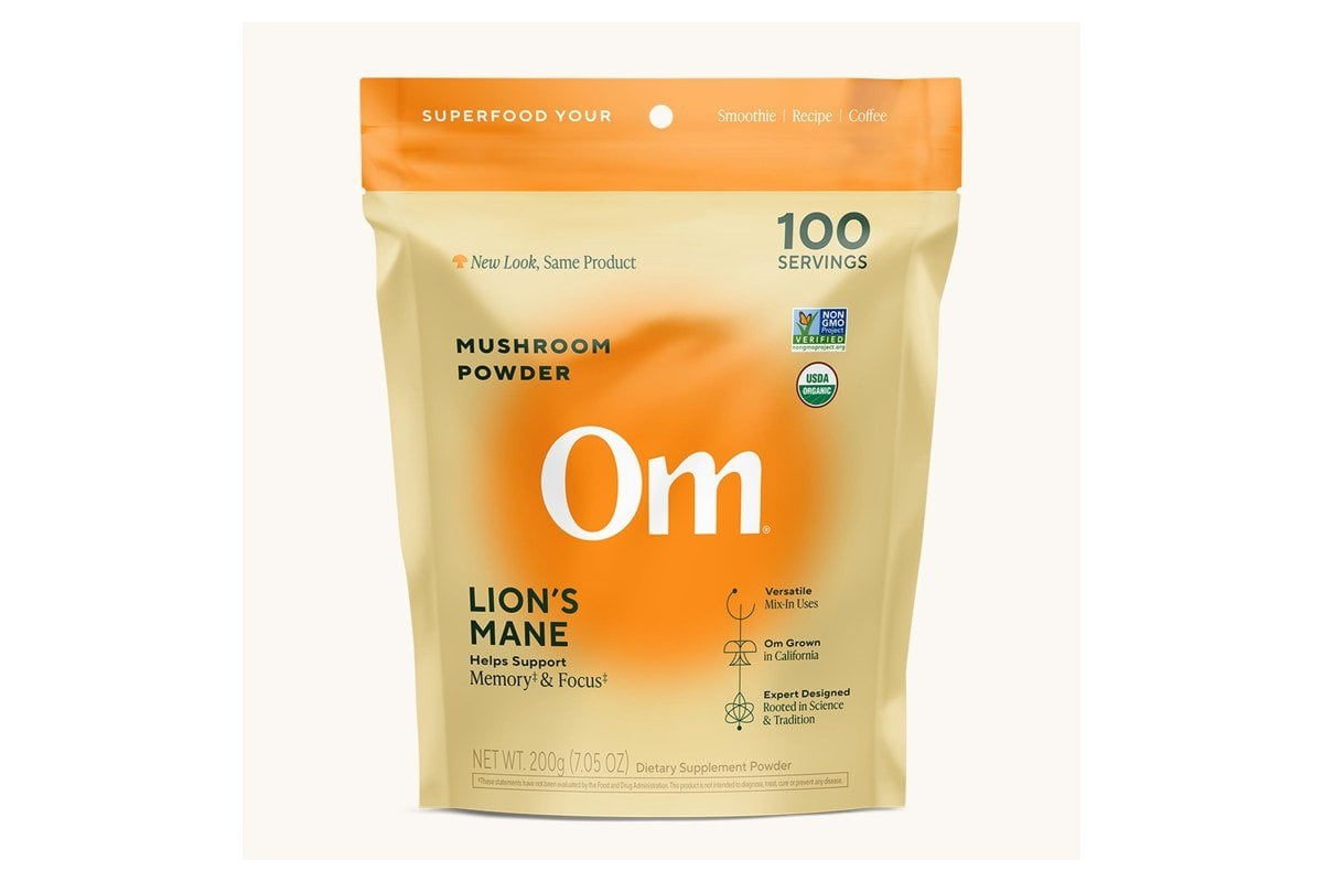 Om Lion's Mane organic mushroom powder