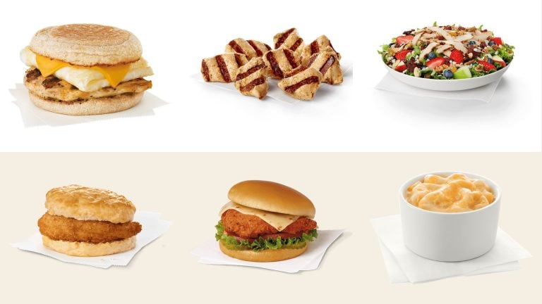 Chick-fil-A menu items compared