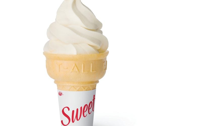 A Chick-fil-A Icedream cone